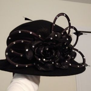 NWT Something Special Wool Hat Black church